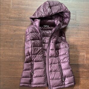Charter Club Purple Puffer Vest
